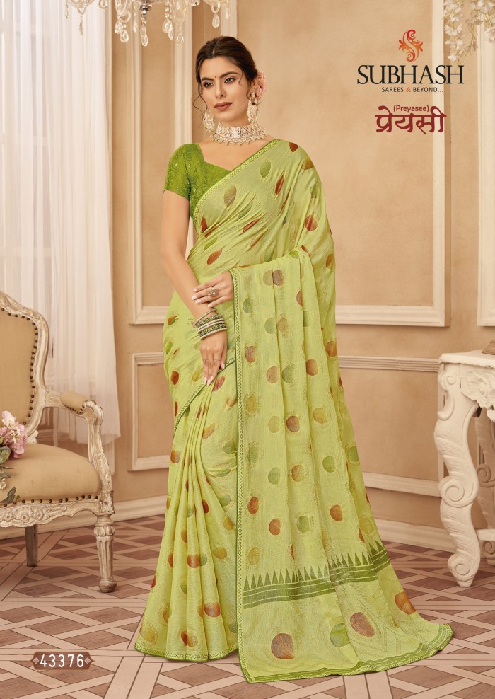  Pista Brasso Saree 