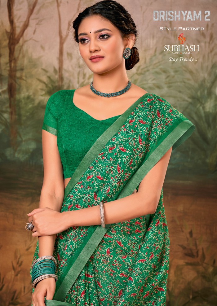 GREEN SAREE