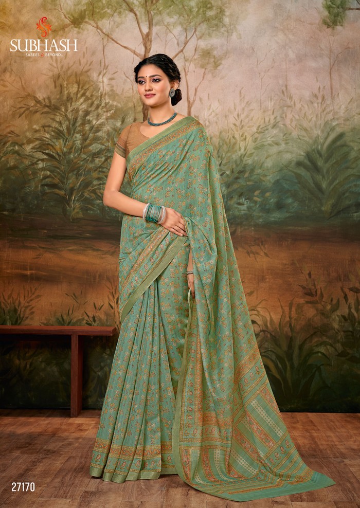 PASTEL GREEN SAREE