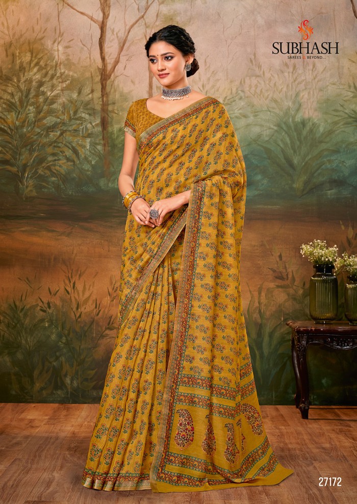 MUSTARD SAREE