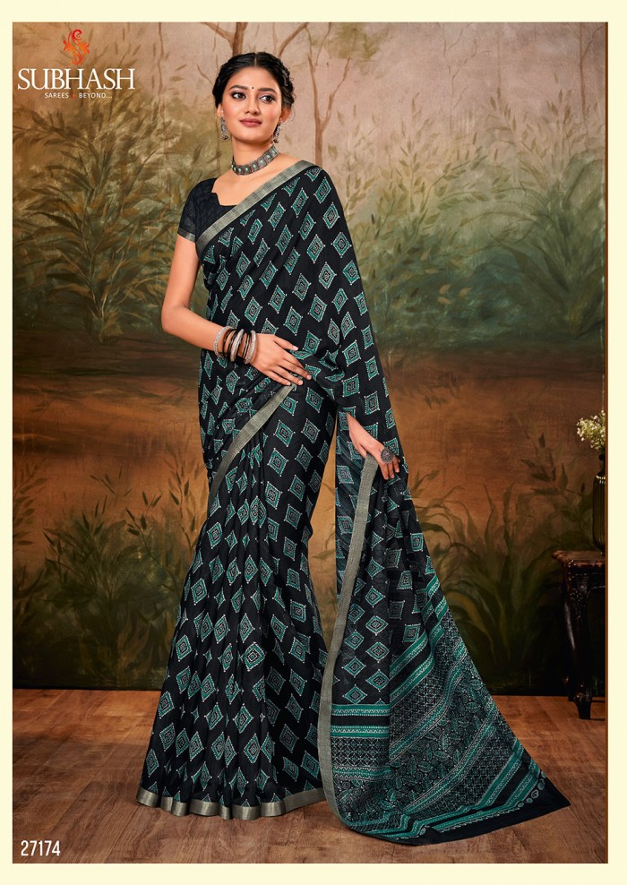 DARK GREY SAREE