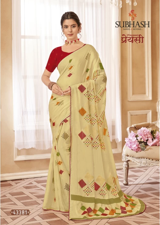  Chikoo Brasso Saree 