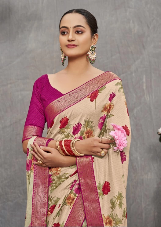  Chikoo Brasso Saree 