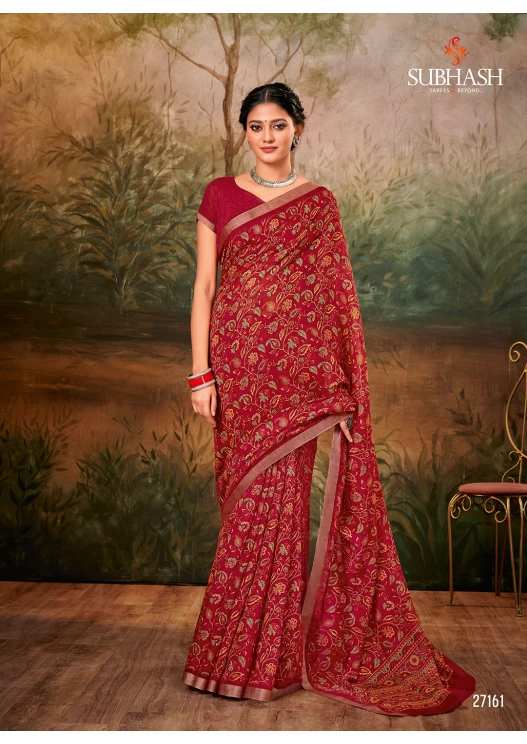RED SAREE
