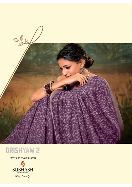 PURPLE  SAREE