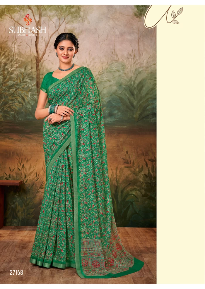GREEN SAREE