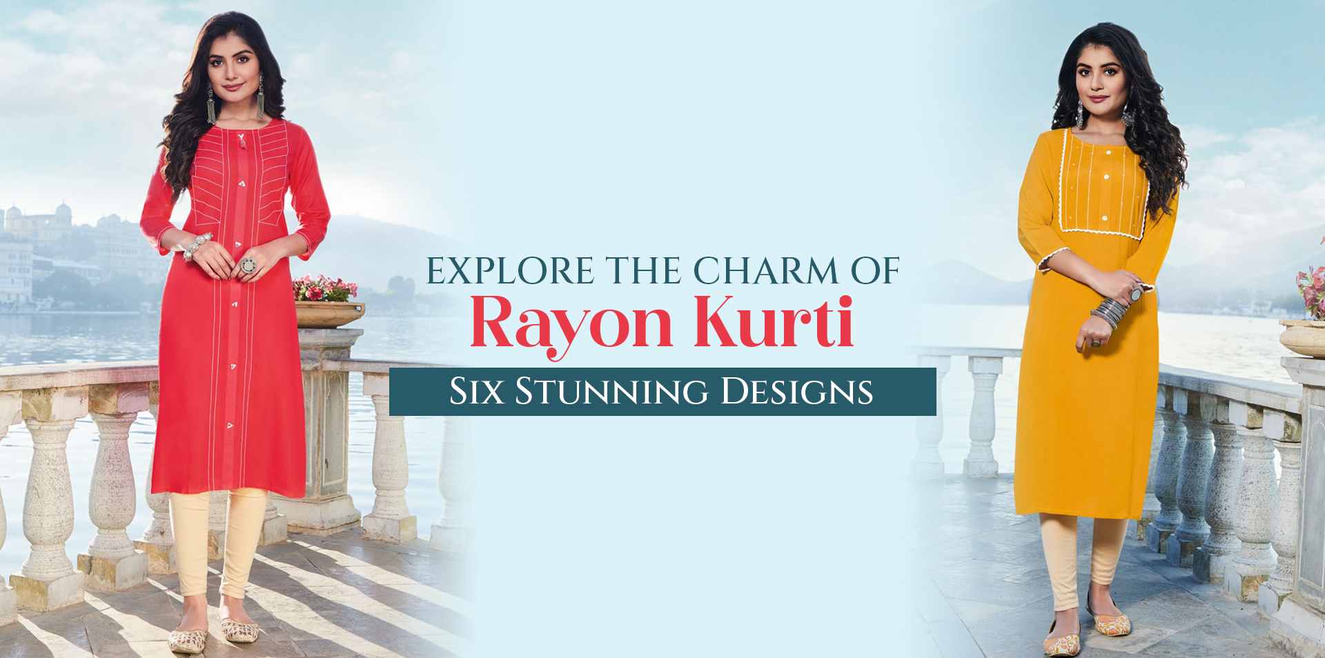 Explore the Charm of Rayon Kurti: Six Stunning Designs
